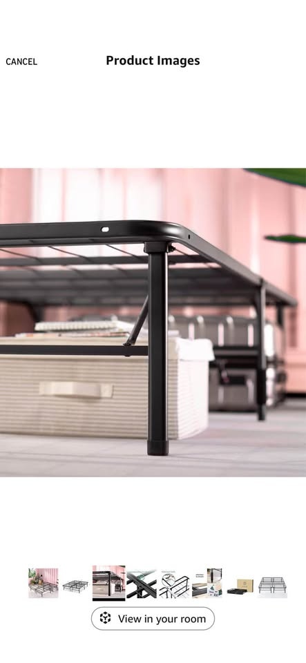 Full Size Metal Platform Bed Frame - Zinus SmartBase - photo 4