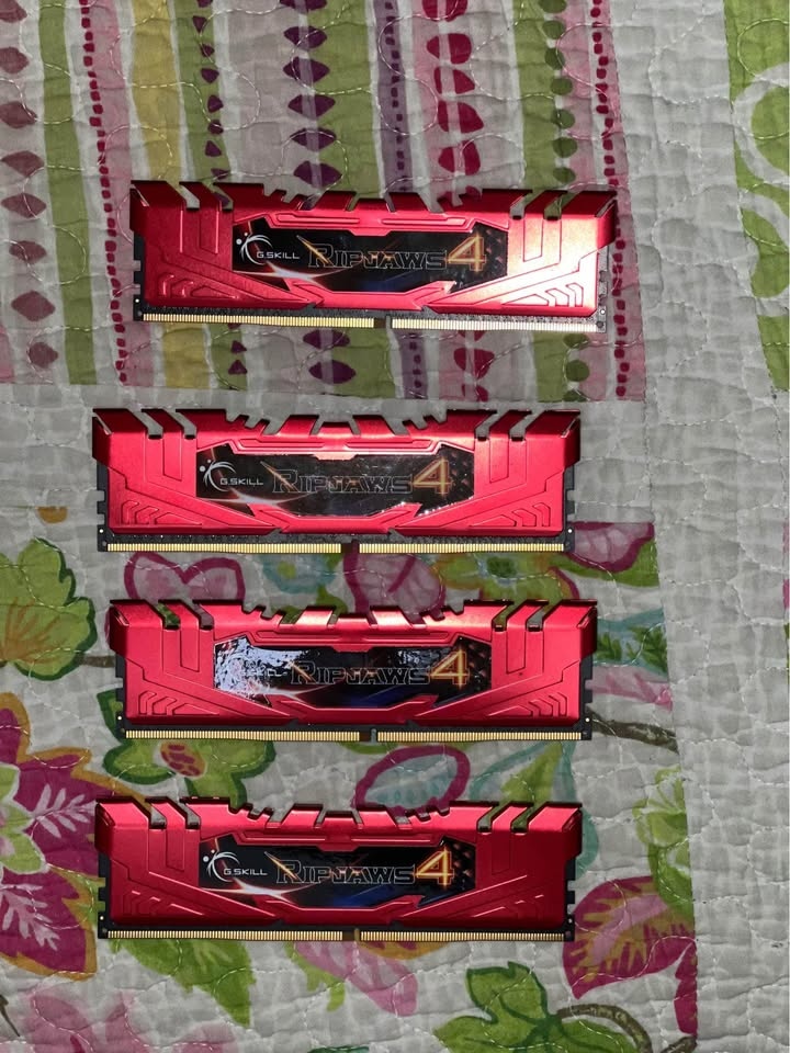 16GB DDR4 RAM (4x4GB) G.Skill Ripjaws – $50 - photo 2