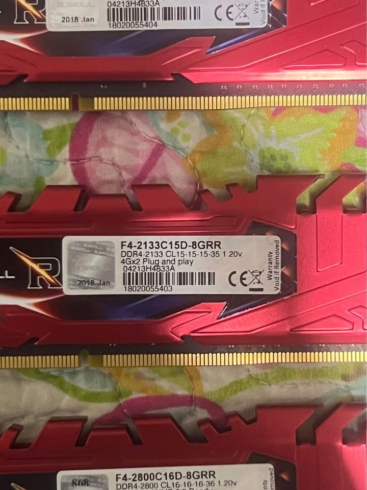 16GB DDR4 RAM (4x4GB) G.Skill Ripjaws – $50 - photo 4