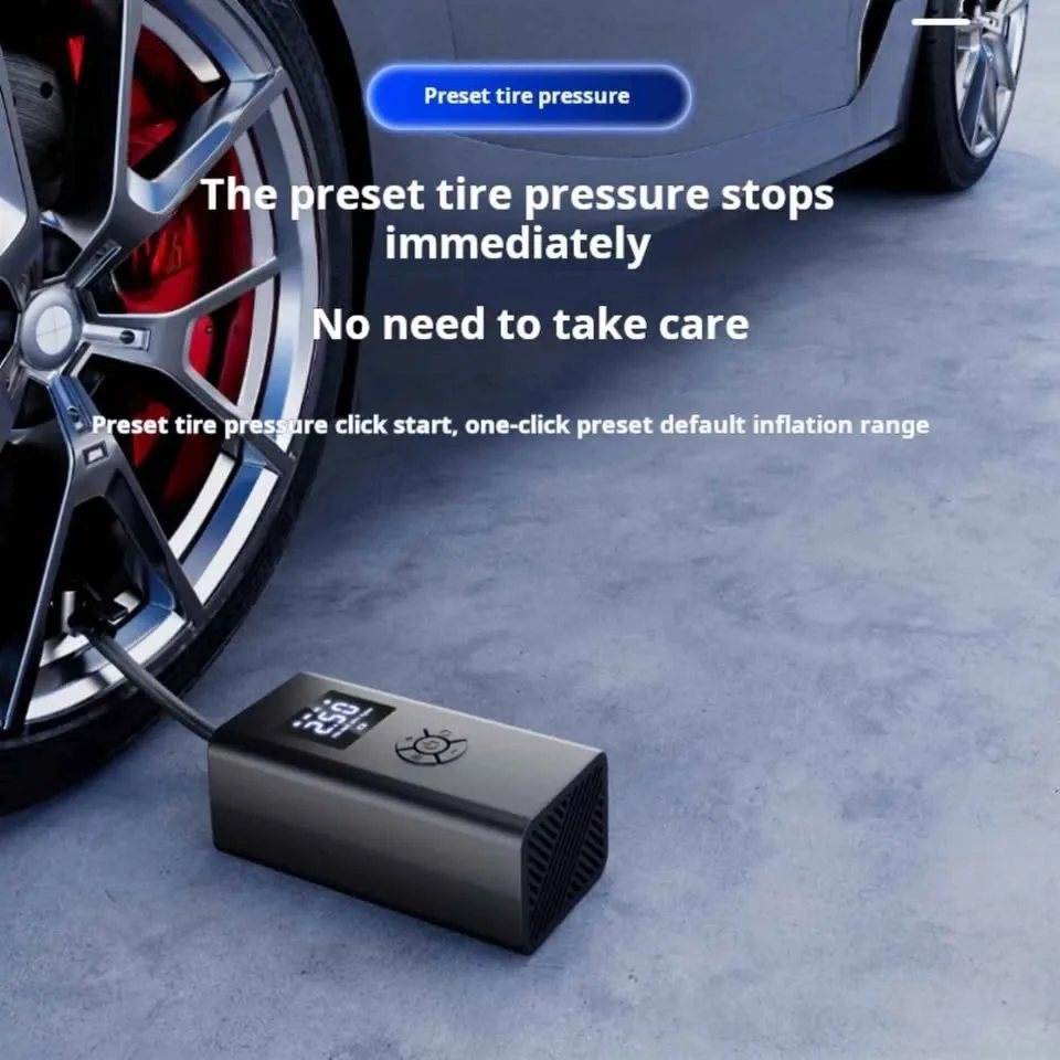 Car tire Air compressor, NEW tire air inflator, Cordless image indicator(2)