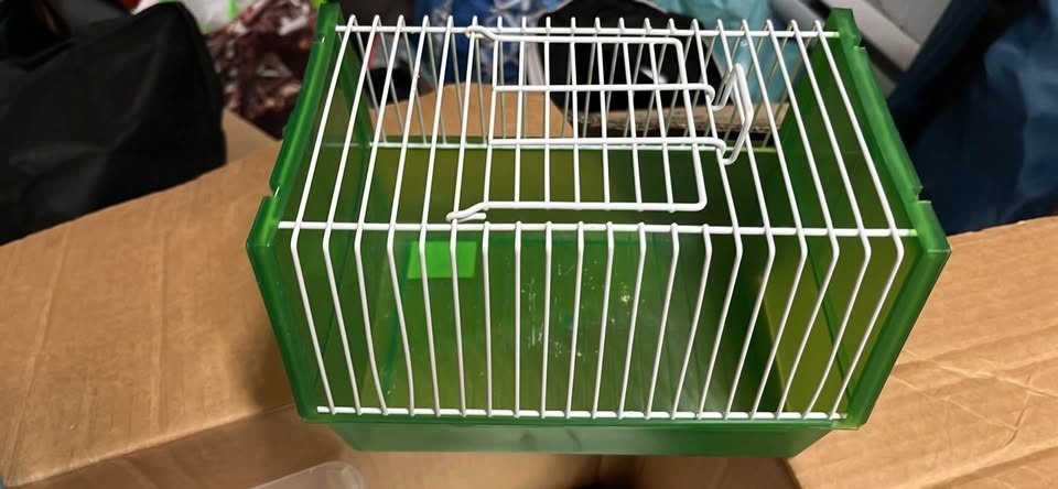 Small Animal Cage - Orange, Blue, Green - photo 3