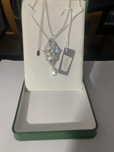 Silver MM Brands Swarovski Necklace
