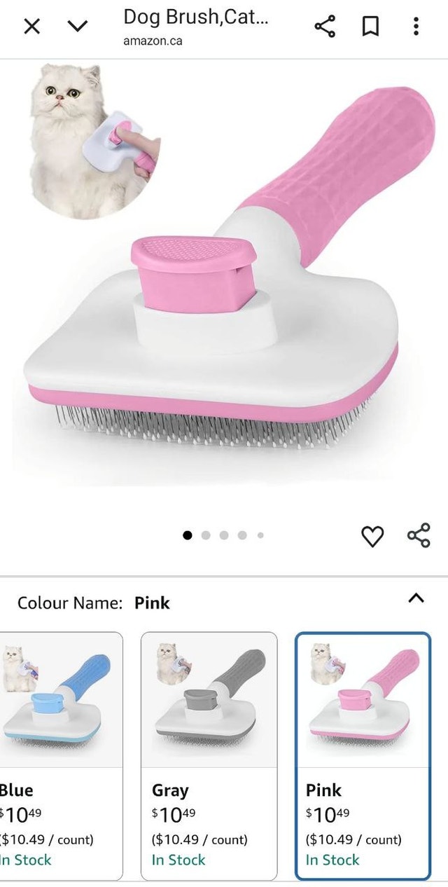Dog, Cat Brush, Pet Brush for Long and Short Hair, Pet Grooming - photo 2