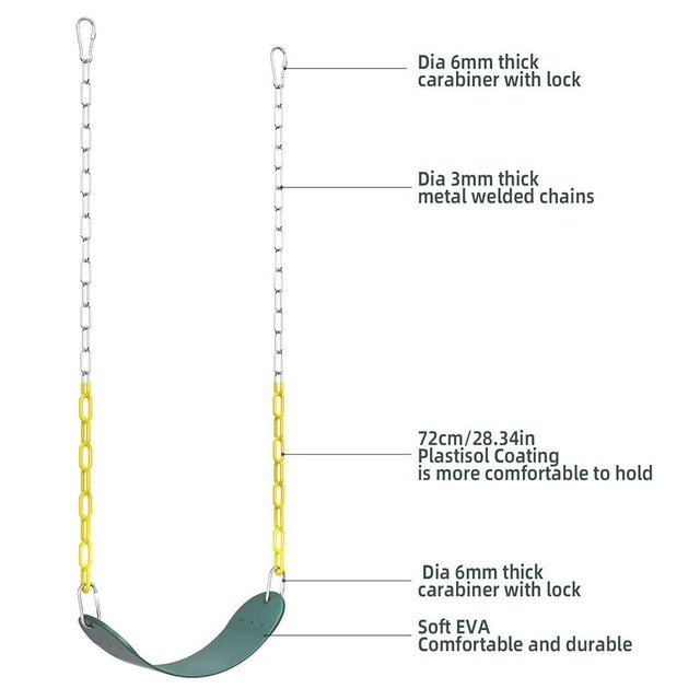 NEW Premium EVA Soft Plastic Swing – For Kids & Adults - photo 3