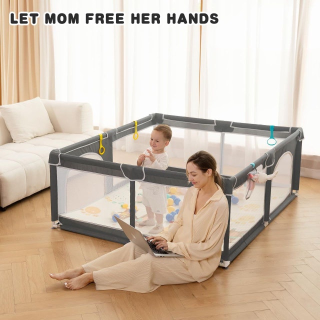 Extra Large Baby Playpen 71×59x28inch - photo 2