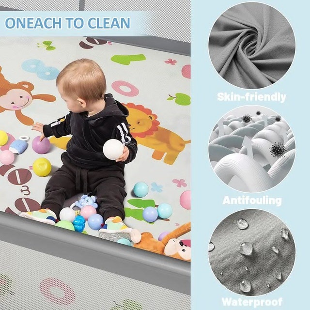 Extra Large Baby Playpen 71×59x28inch - photo 4