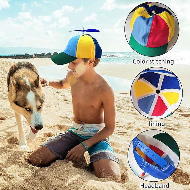 Cotton Propeller Hat Colorful Baseball Cap