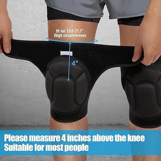 Adjustable Knee Pads Durable Sport Construction Cleaning Pain - photo 5