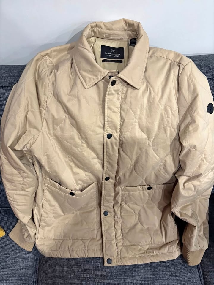 Mens Scotch and Soda Tan Dressy Casual Jacket