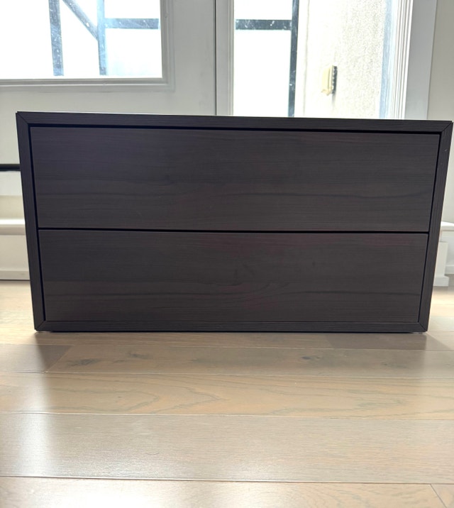 Ikea EKET Cabinet with 2 Drawers, Dark Brown - photo 2