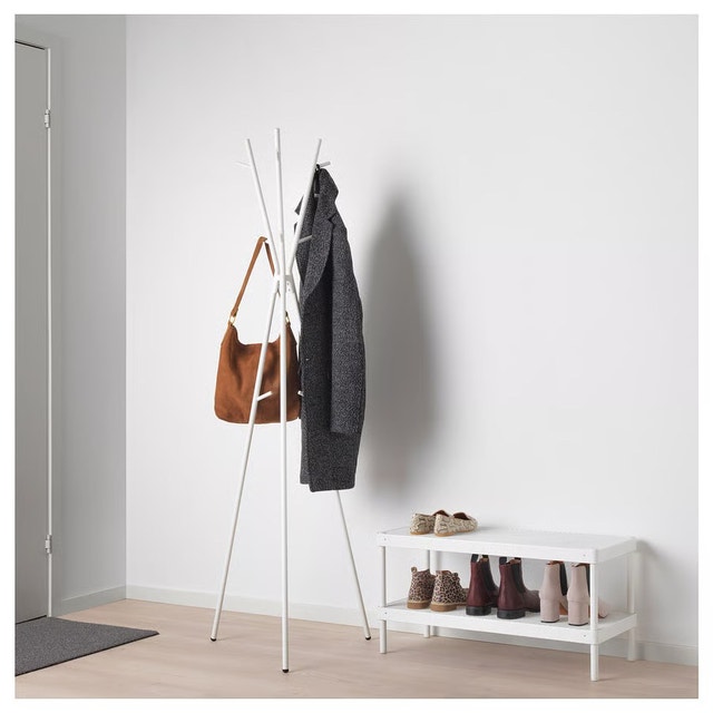 Ikea EKRAR Coat and Hat Stand, White - photo 3