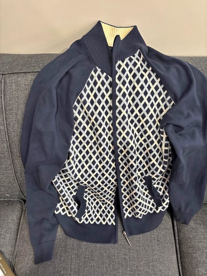 Fred Perry Mens Zip Up Sweater