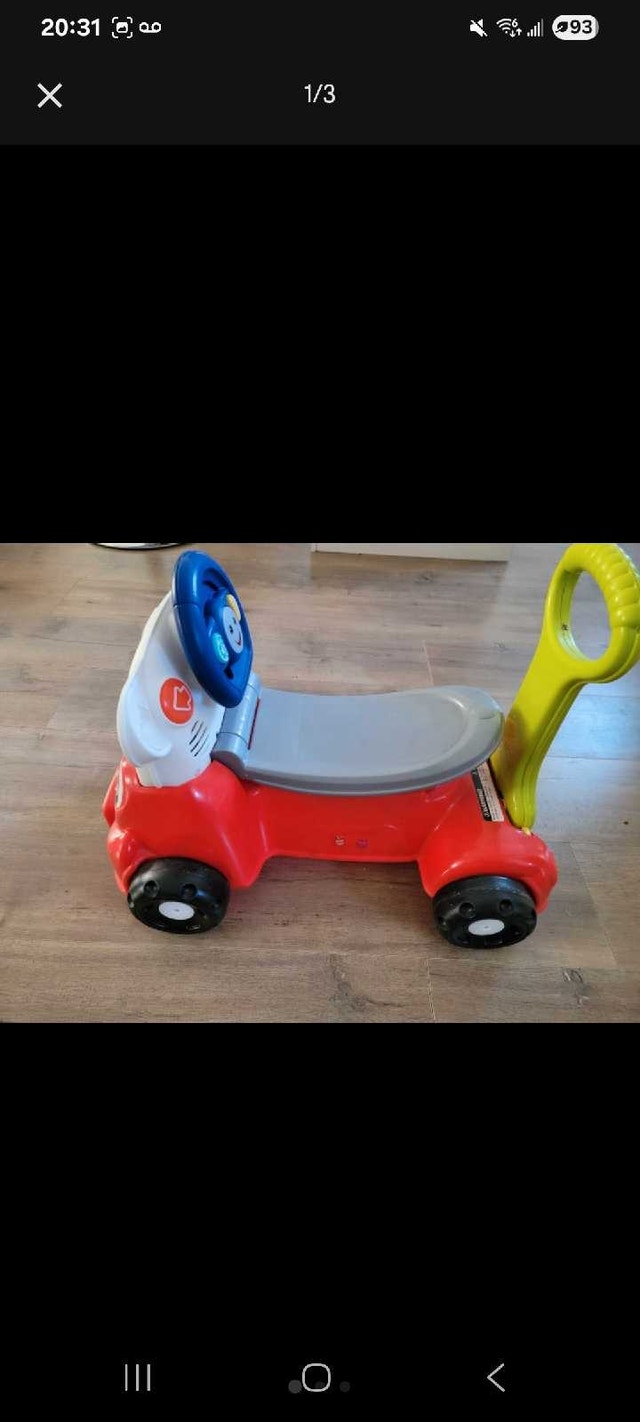Fisher-Price Laugh & Learn 3-in-1 Smart Car - Bilingual Edition