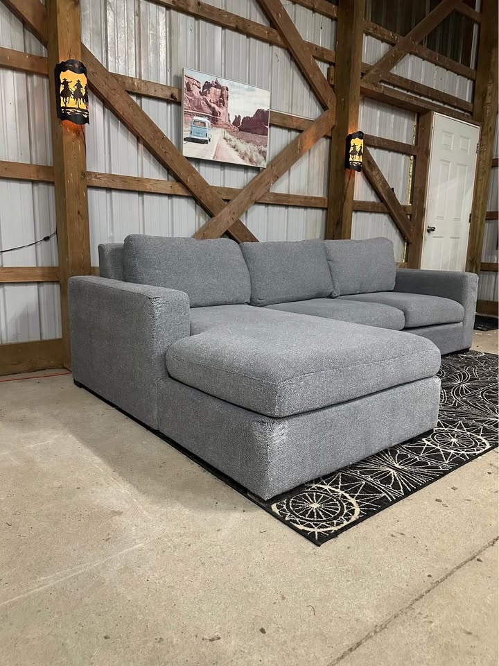 Ashley Furniture Modern Grey Sectional - photo 3