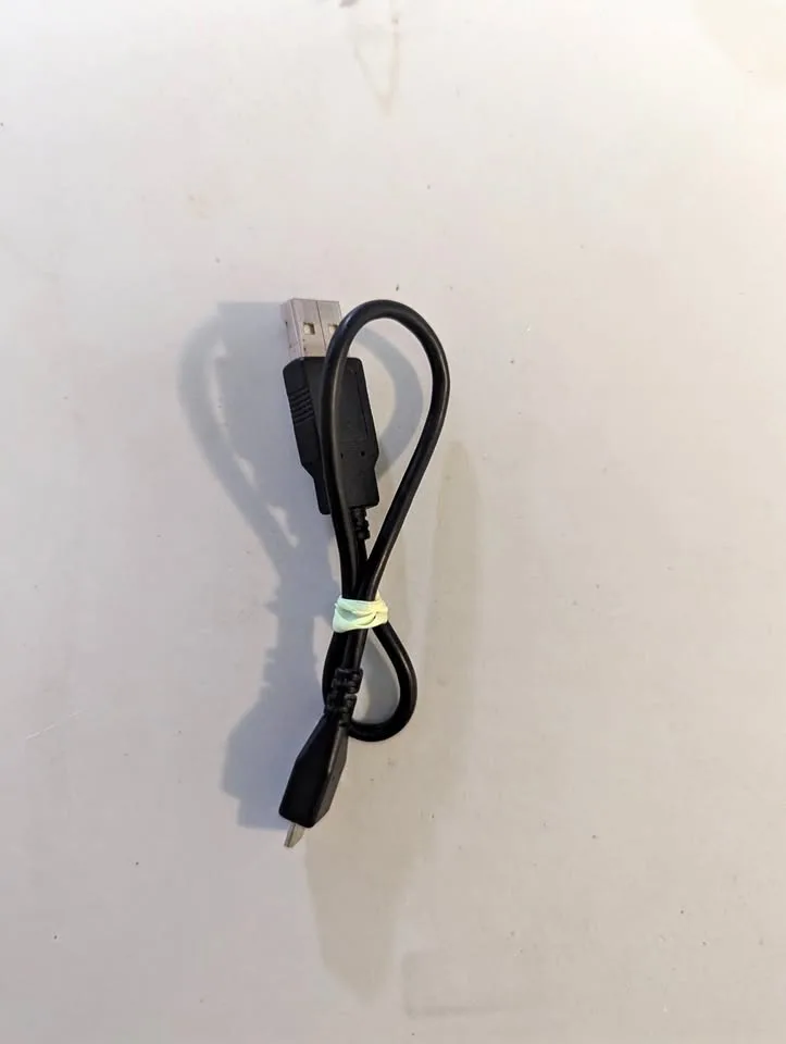 Black USB A to USB B Cable, 1 ft thumbnail