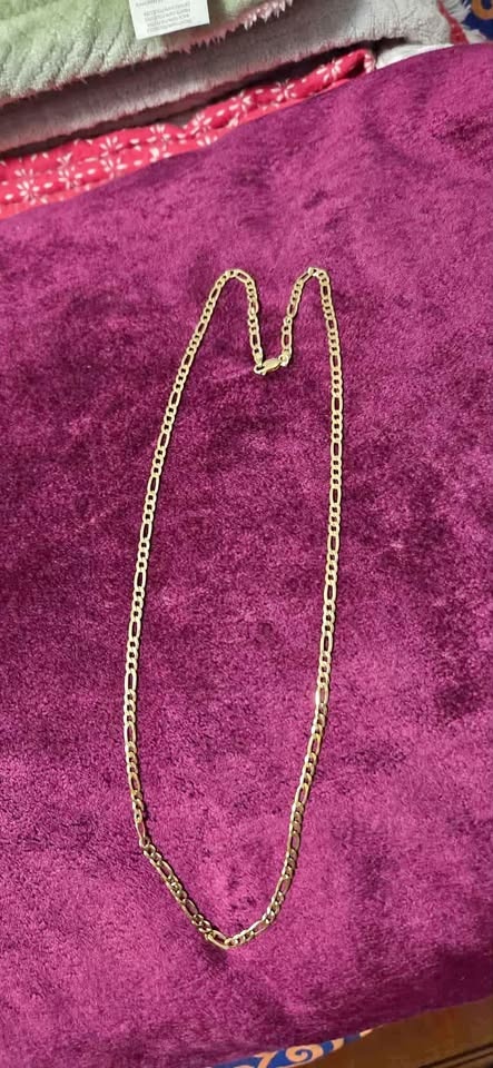 Silver necklace with Gold plating