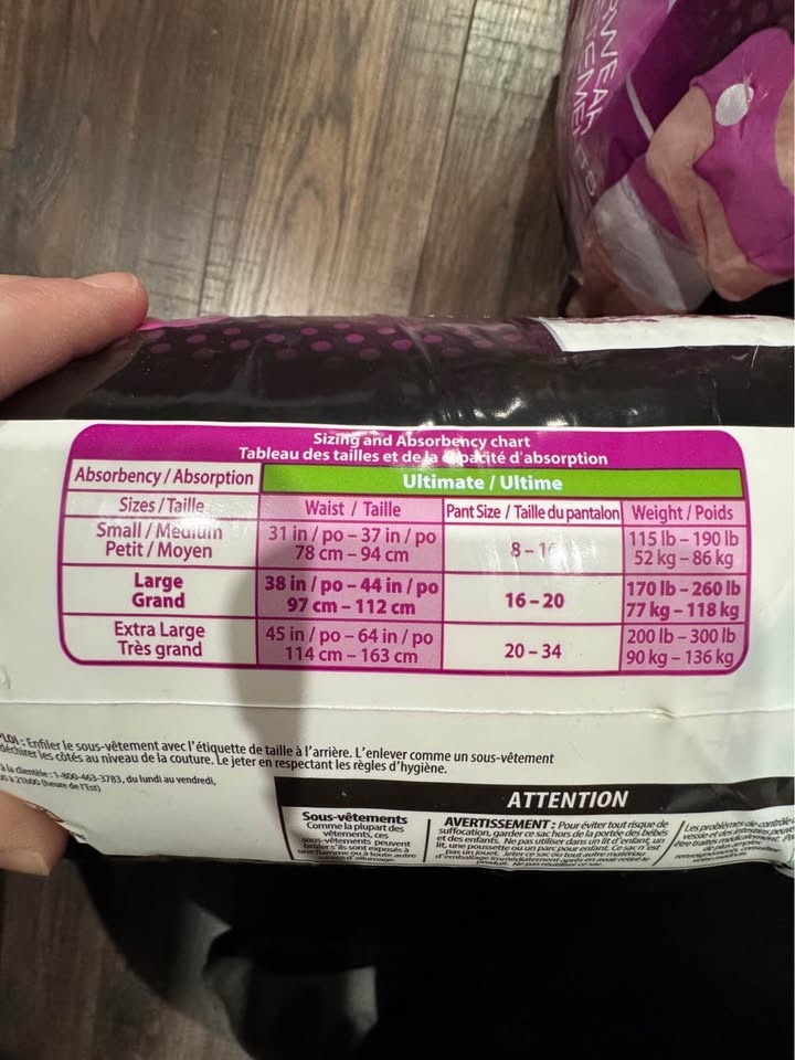 Kirkland large adult diapers - photo 2