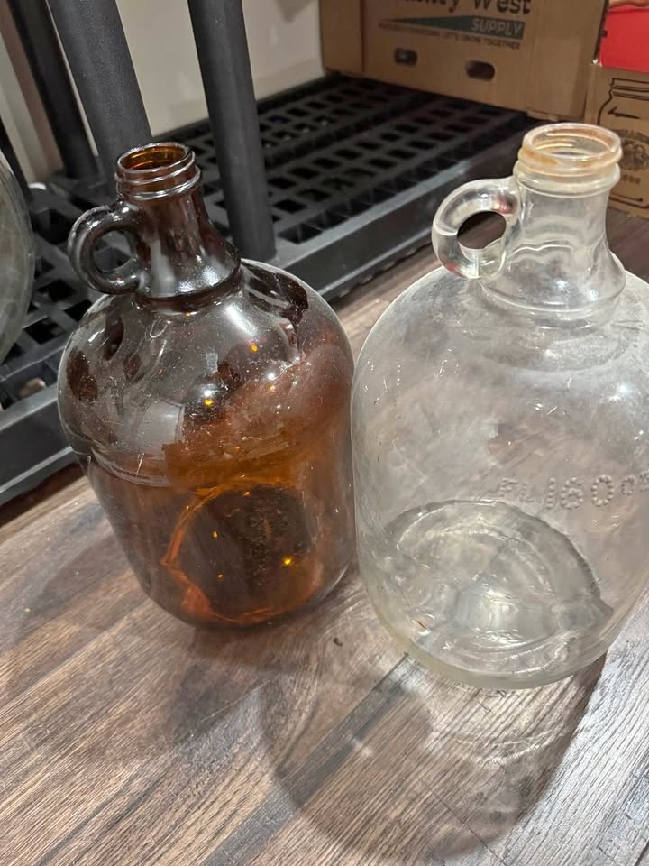 160 oz glass jugs with handle