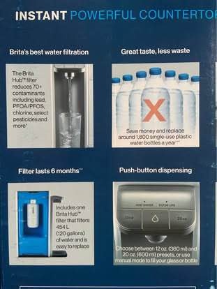 Countertop water filter Brand New - photo 3