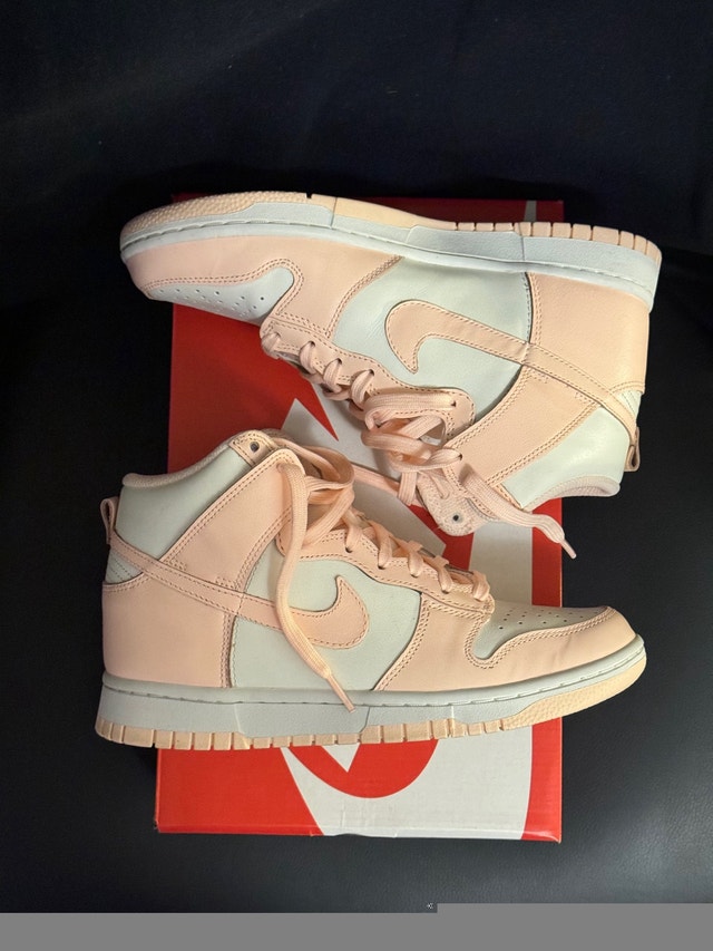 Nike Dunk High Sail Crimson Tint 7.5 - photo 3