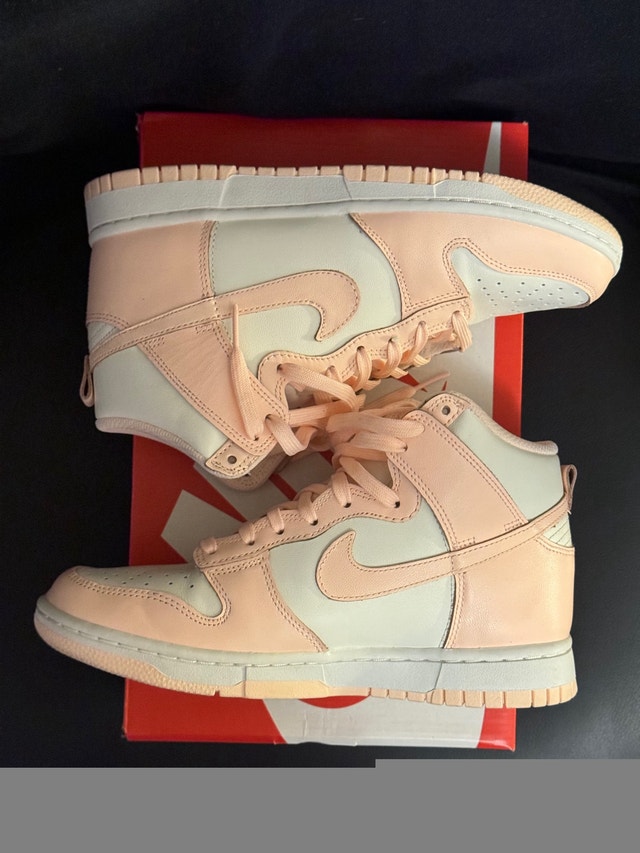Nike Dunk High Sail Crimson Tint 7.5 - photo 4