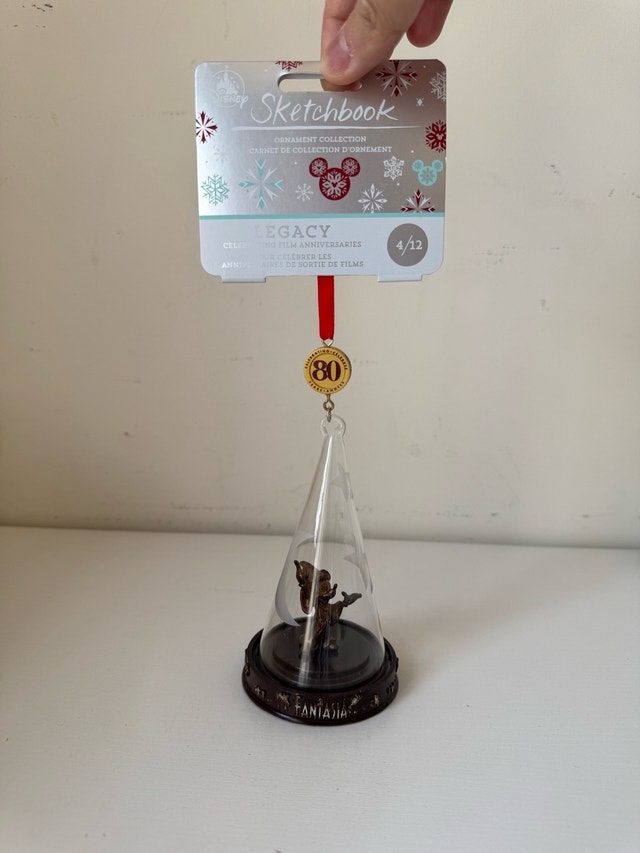 Disney Ornament Sketchbook Legacy 2020 Sorcerer Mickey Fantasia