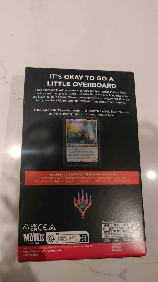 MTG Sealed Commander Deck The Lost Caverns of Ixalan Ahoy Mateys - photo 2