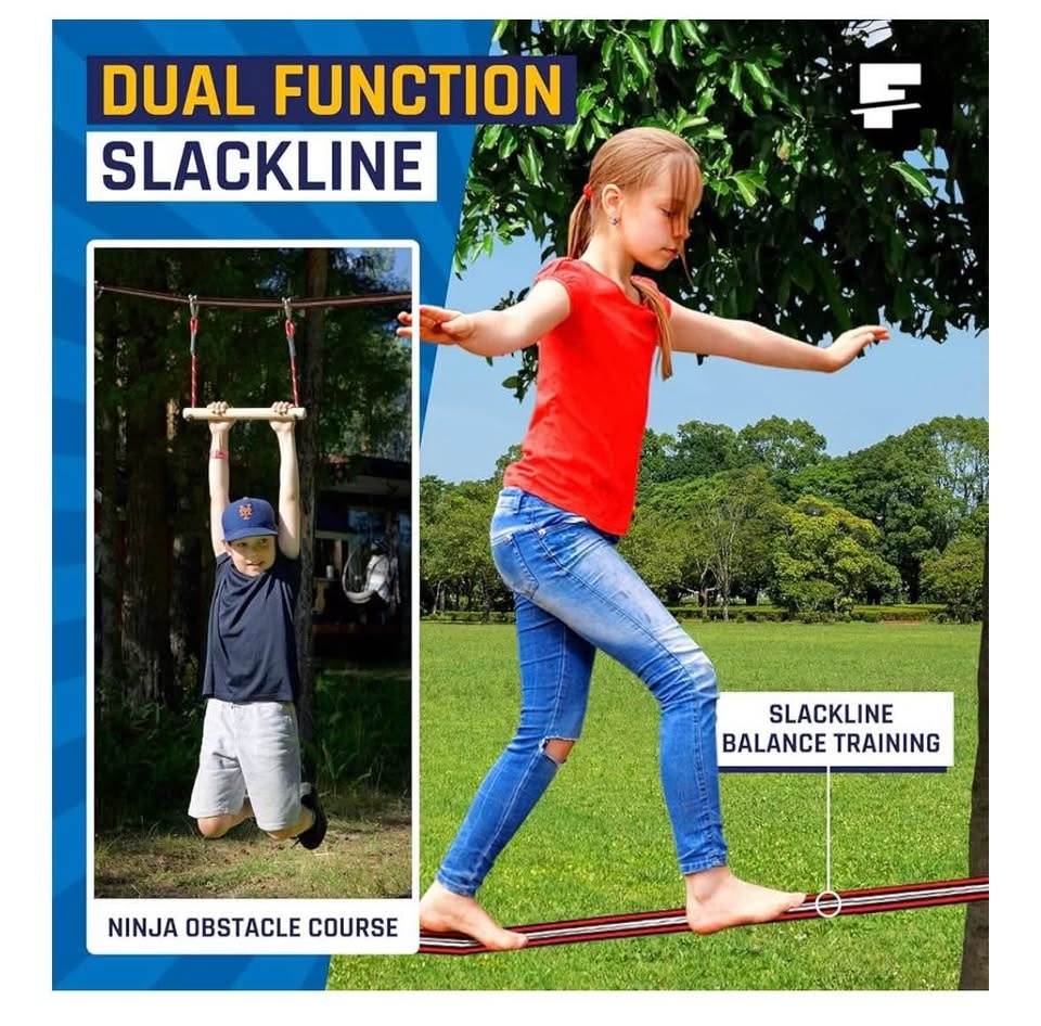 Ninja Warrior Obstacle Course - 32-Piece Backyard Playset - photo 4