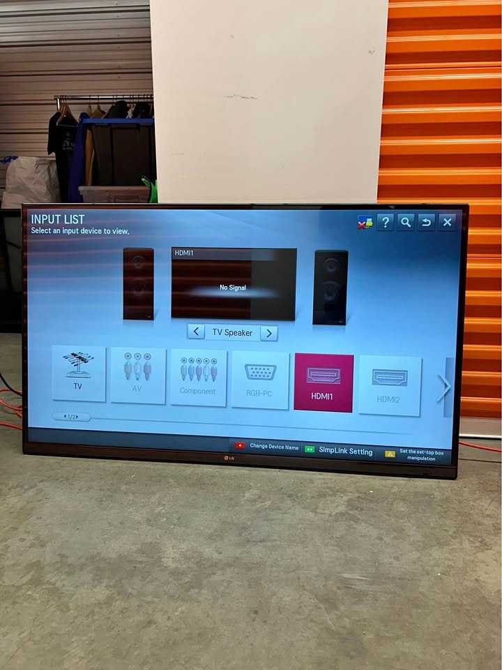 LG 55” LED TV – HDMI, USB – Includes Remote