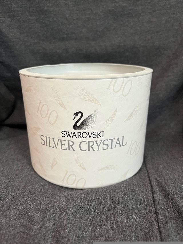 Swarovski Silver Crystal 100 Year Anni Swan 1895-1995 With box - photo 3