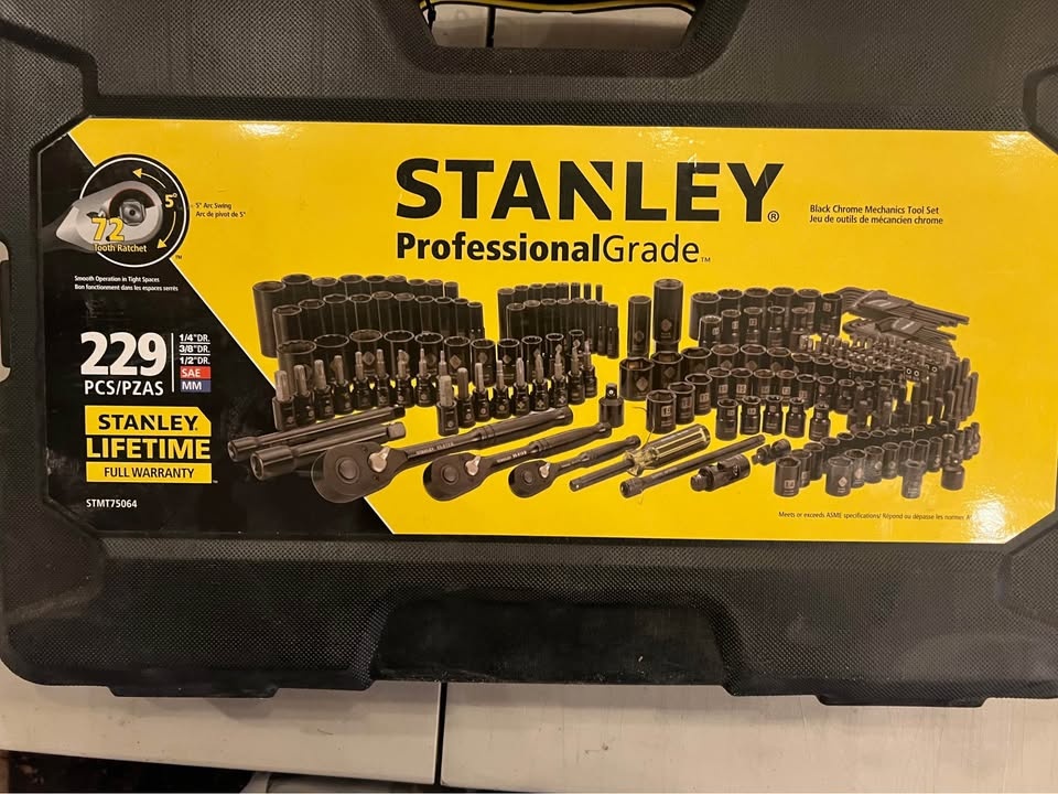 Stanley Professional Grade Black Chrome Socket Set - photo 3