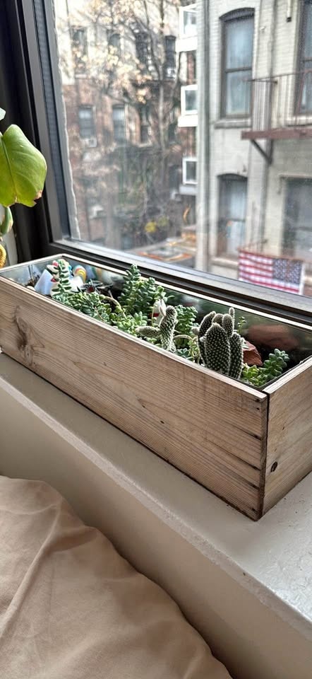 Cacti Bed (Rustic Wooden Bed)