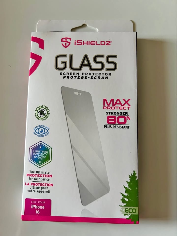 iShieldz Glass Screen Protector iPhone 16 Warden/Hwy7
