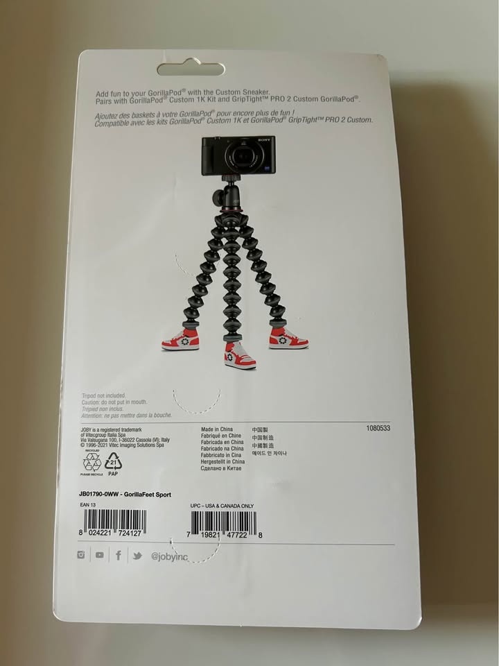 Brand New Sealed Joby GorillaFeet Sport P/U Warden and highway 7 - photo 2