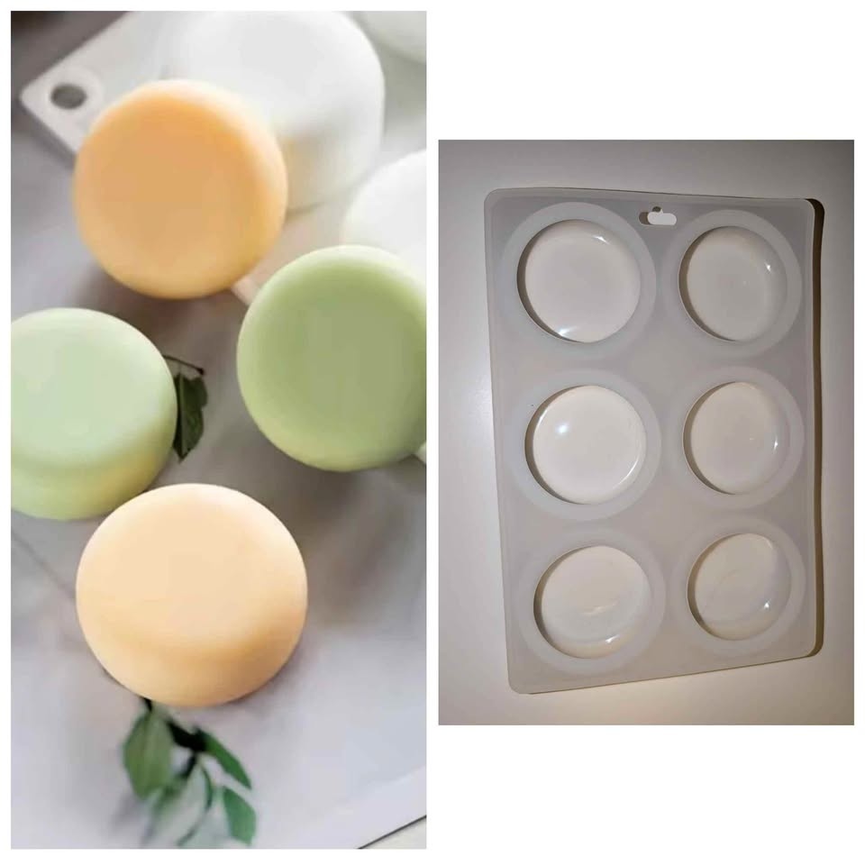 Silicone mold for soap making