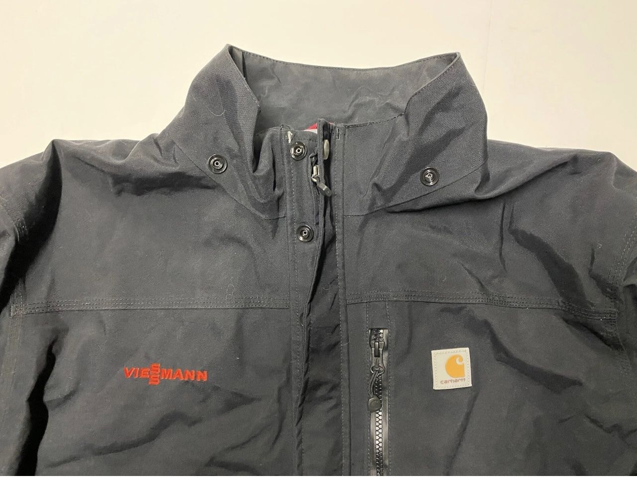 Carhartt Jacket Mens XL Black Nylon Storm Defender Chore J162 - photo 4