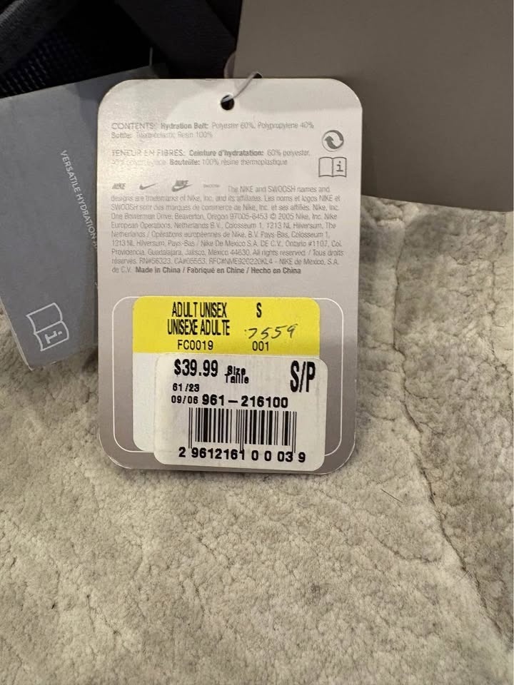 Nike hydration running belt. Brand new - photo 4