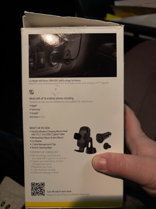 Scosche UQ3 Universal Phone Mount with Wireless charging - photo 4