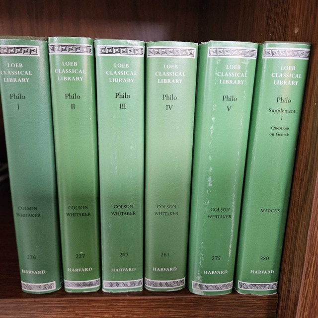 Philo Loeb Classical Library books - photo 2