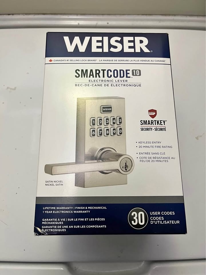 Weiser SmartCode 10 Electronic Lever