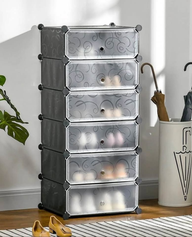 New 6 cube shoe storage multipurpose rack