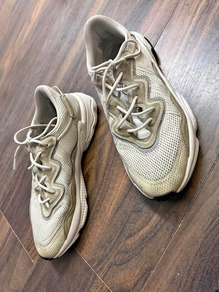 White Adidas Ozweego’s Size US11