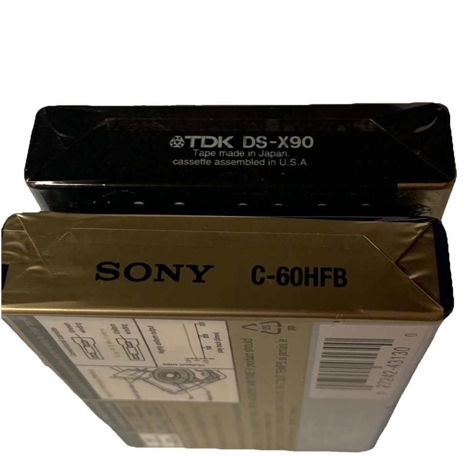 Lot of 2 Sealed Cassette Tapes DSX90 Sony HiFi 60 - photo 4