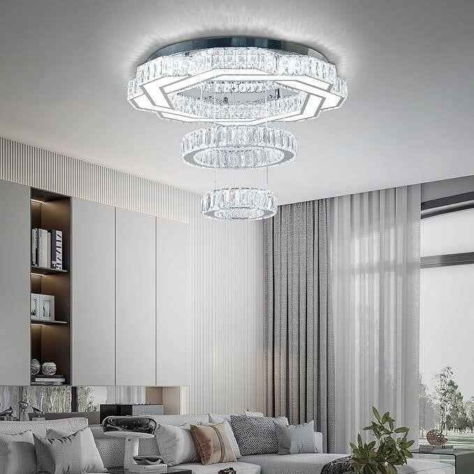 22.5" Crystal Chandeliers Living Room Modern - photo 2