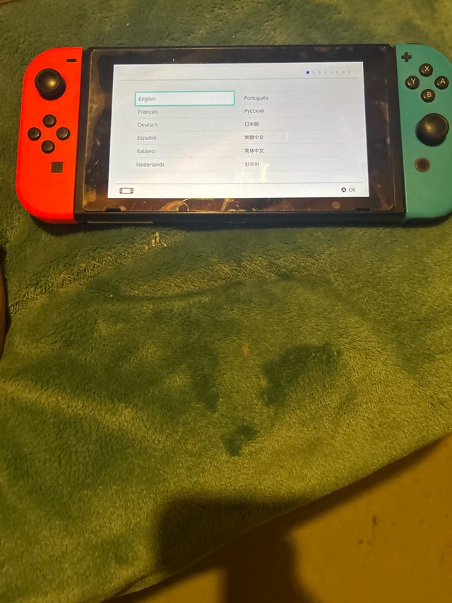Nintendo Switch with 5 Games & Accessories - photo 2