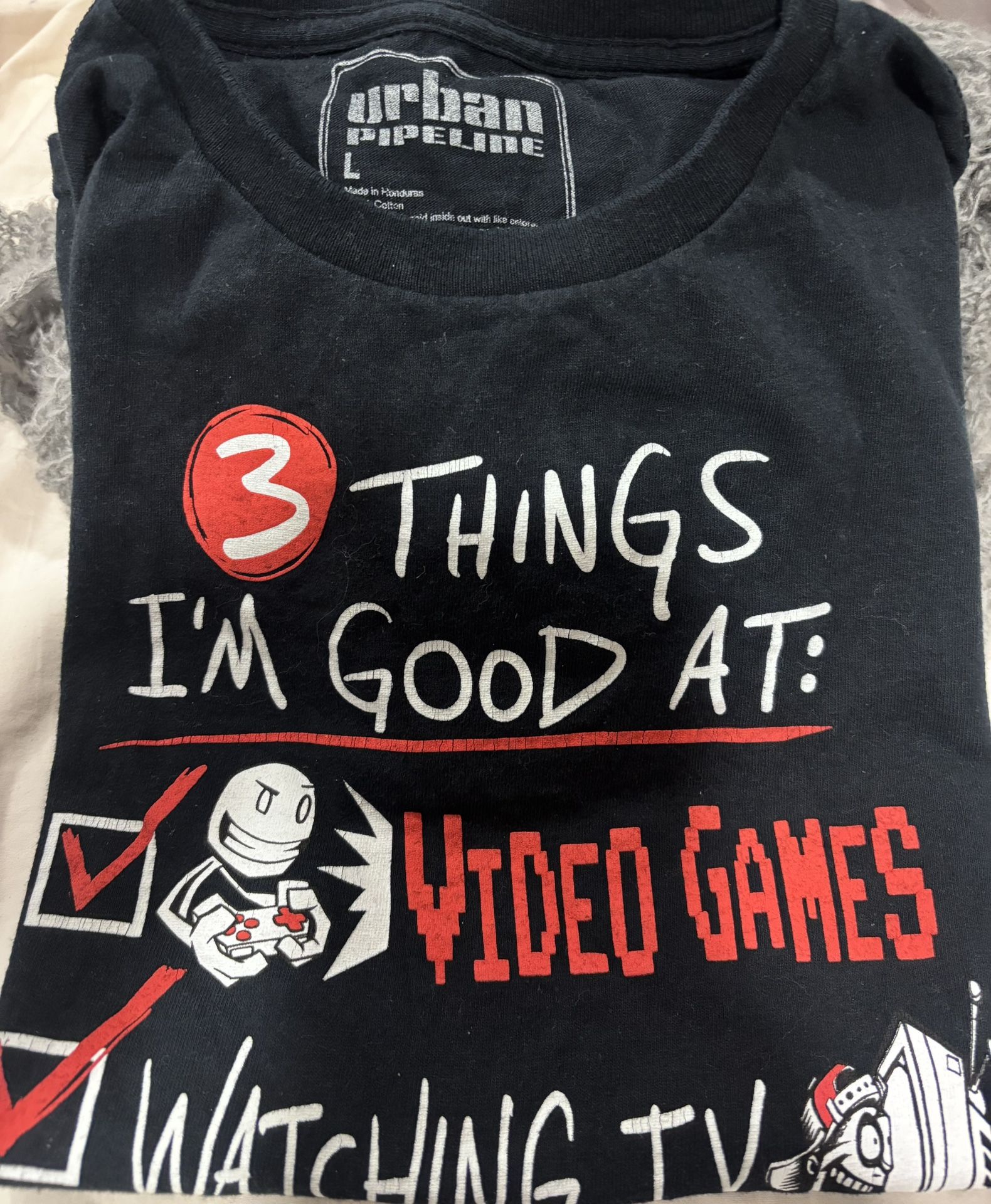 Boys Graphic Gamer T-Shirt - Size Large - Urban Pipeline - Great - photo 3