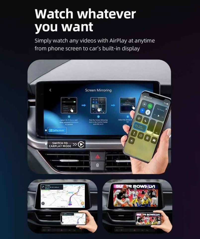 Wireless Apple CarPlay Android Auto Adapter Ottoadapter - photo 2