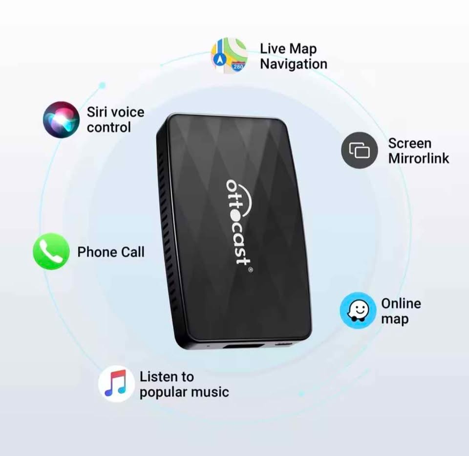 Wireless Apple CarPlay Android Auto Adapter Ottoadapter - photo 5