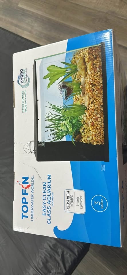 Topfin easy clean glass aquarium - photo 2