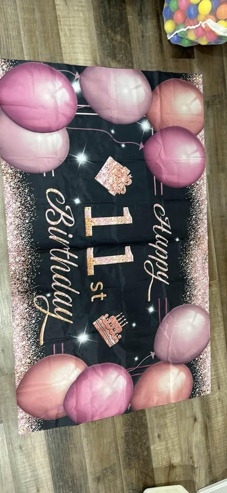 11th Birthday Banner
